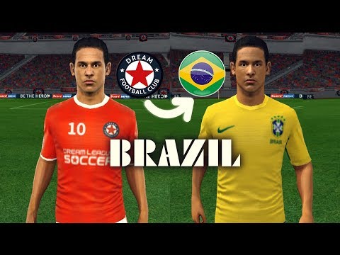 Create Brazil Team ★ Kits Logo & Players ★ Dream League Soccer 2018