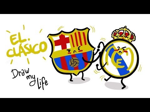 LA HISTORIA DE LOS BARCELONA-REAL MADRID  – Draw my Life