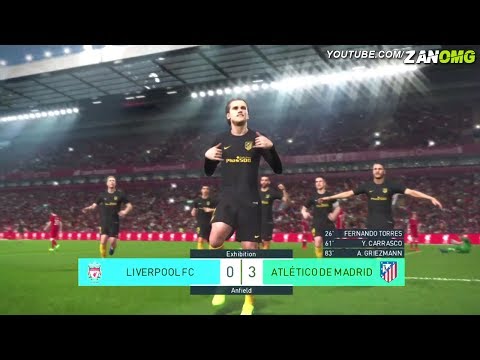 PES 2018 | Atletico Madrid vs Liverpool | Full Match Gameplay (PS4/XBOX ONE/PC) HD