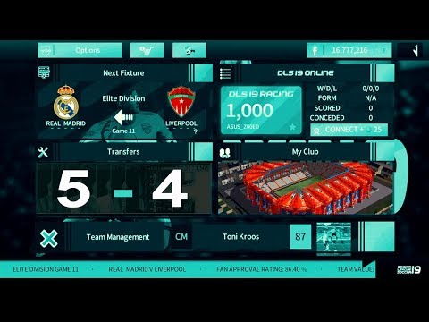 FINAL Match ? Real Madrid 5-4 Liverpool ? Dream League Soccer 2018 Gameplay