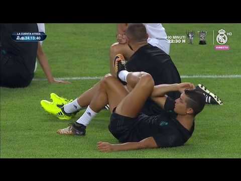 Cristiano Ronaldo Training before the UEFA Super Cup 2017! Skills/Freestyle/ABS