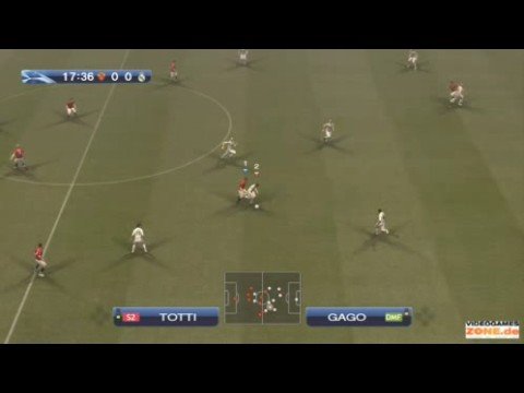 PES 2009 AS Roma vs Real Madrid 1st half – Champions League