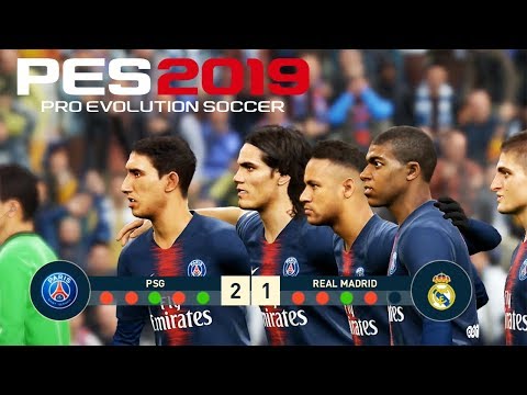 PES 2019 | PSG VS REAL MADRID | Penalty Shootout | Gameplay PC