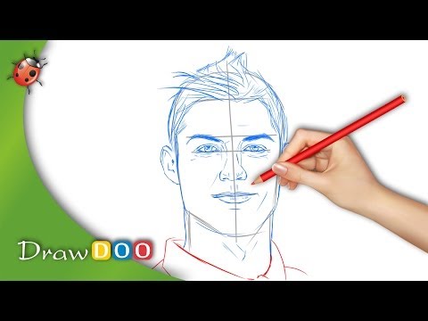 Cristiano Ronaldo from Real Madrid Drawing Tutorial