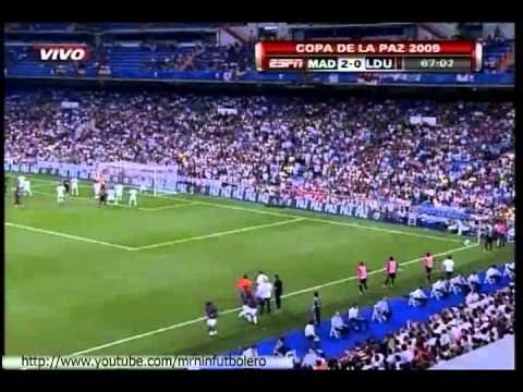 Real Madrid vs Liga De Quito 4 2 Copa De La Paz Peace Cup 2009 ESPN