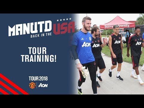 De Gea, Fred & Pereira | Manchester United Training | Utd v Real Madrid LIVE On MUTV Tues night!