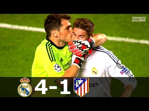 Real Madrid vs Atletico Madrid 4-1 (aet) – UCL 2014 Final – Highlights (English Commentary) HD