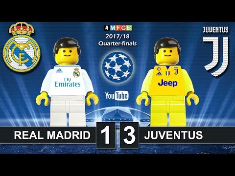 Real Madrid vs Juventus 1-3 • Champions League 2018 (11/04) Real Juve Goals Highlights Lego Football