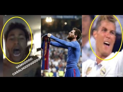 Real Madrid & Barcelona Players, Fans Reaction to Messi Winning Goal vs Real Madrid (El Clasico)