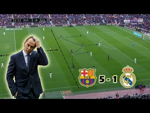 Julen Lopetegui’s Last Game as Madrid Manager | Barcelona vs Real Madrid 5-1 | Tactical Analysis