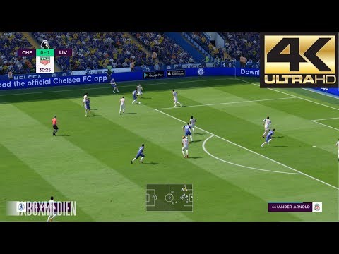 FIFA 19 4K 60 FPS Amazing Realism LIVE Broadcast Camera Chelsea vs Liverpool