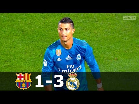 Barcelona vs Real Madrid 1-3 – Full Highlights – SSC 2017 HD