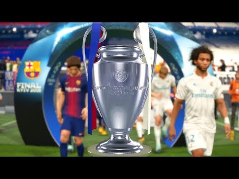 PES 2018 Champions League Final Real Madrid Vs. Barcelona Legend Level Full Match