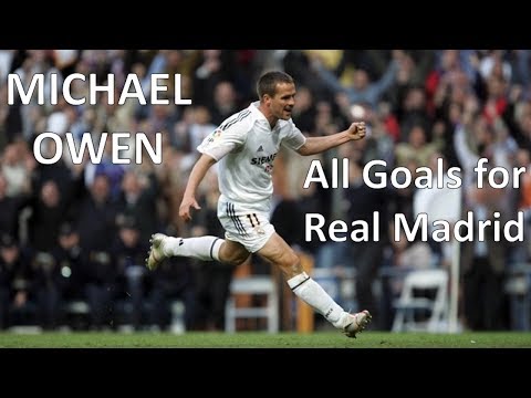 Michael Owen – All 16 Goals for Real Madrid