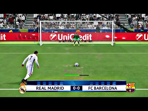 PES 2017 – Penalty Shootout [Barcelona Vs Real Madrid]