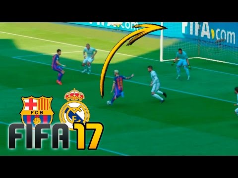 Real Madrid vs Barcelona | FIFA 17 – Santiago Bernabéu