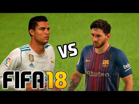 Real Madrid vs Barcelona | FIFA 18 – Santiago Bernabéu