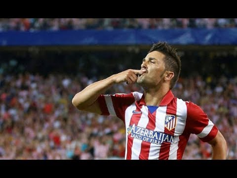 Goal David Villa – Atletico Madrid 1-0 Barcelona HD – Spanish Super Cup 21/8/2013