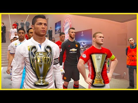 PES 2017 | REAL MADRID VS MANCHESTER UNITED (Com vs Com) UEFA Super Cup