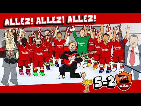 ?ALLEZ ALLEZ ALLEZ! 5-2!? Liverpool vs Roma (Champions League Semi-Final 2018 goals highlights)