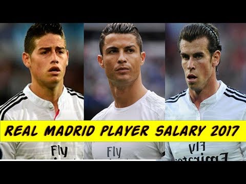 Real Madrid Players Weekly Salary 2017