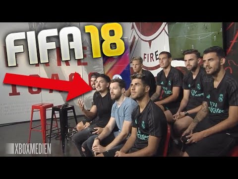 Real Madrid Players play FIFA 18 with Spencer & Castro