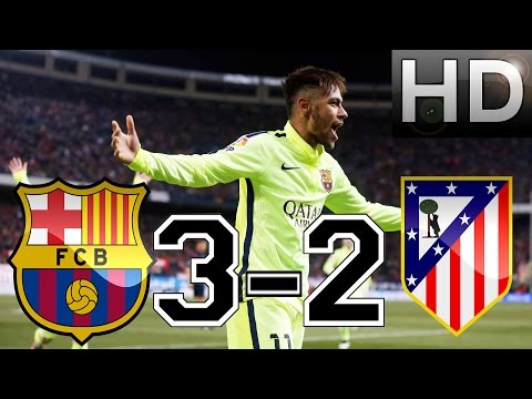 Barcelona vs Atletico Madrid 3-2 All Goals & Highlights EXTENDED 28-1-2015 HD