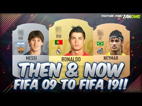 100 Footballers FIRST & PRESENT FIFA Cards!! | Ft. Ronaldo, Messi, Neymar…etc