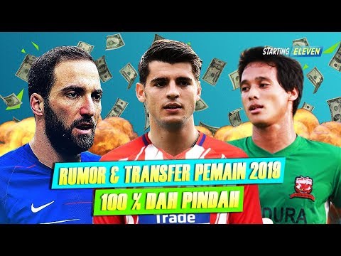 RESMI, Inilah Daftar Bursa Transfer Pemain Musim Dingin Januari 2018/2019 – Part II