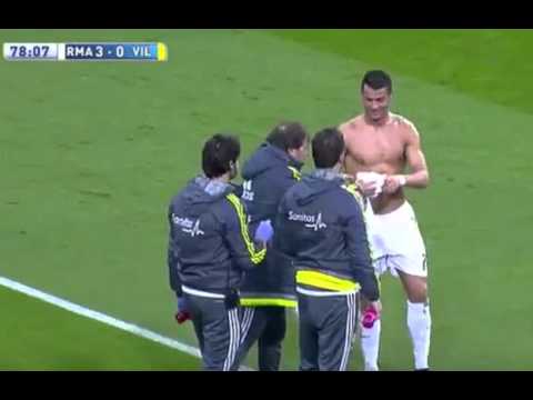 Cristiano Ronaldo Ripped T shirt Real Madrid vs Villarreal 3:0 La Liga 2016