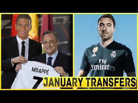 Top 5 Players REAL MADRID Need To Sign In January Transfer Window 2018 ft Mbappe Hazard Eriksen