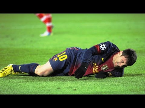 The 10 Worst Tackles / Brutal Fouls on Lionel Messi  ► Only Way to Stop MESSI ||HD||