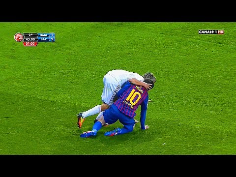 Evil Madrid CF ● 10 Dirty Actions vs Lionel Messi ● Disgusting Club ||HD||