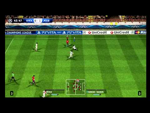 Real Madrid – Manchester City (Pes 2013 wii gameplay) HD