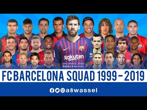 Barcelona Squad – from 1999 to 2019 HD