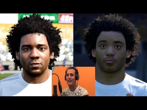 FIFA 16 vs PES 16 Real Madrid Players Faces ☆ SerbianGamesBL ☆