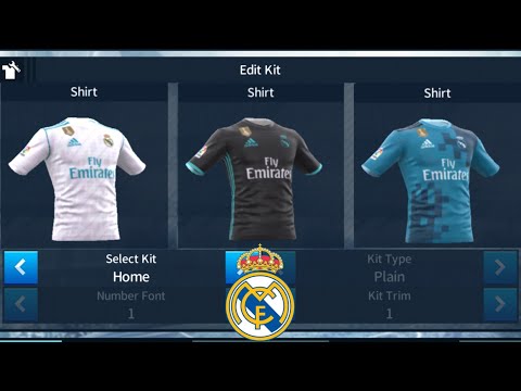 [แจกชุดเกมส์ดรีมลีก] เรอัล มาดริด 2017/18 | Real Madrid Kits 2017/18