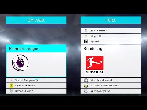 PES 2018 – OPTION FILE DOWNLOAD e TUTORIAL (Bundesliga, Premier League, Real Madrid e Brasileirão)