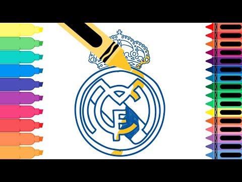 How to Draw Real Madrid Badge – Drawing the Real Badge – Coloring Pages for kids | Tanimated Toys