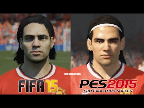 FIFA 15 vs PES 2015 MANCHESTER UNITED Face Comparison