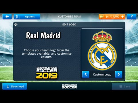 How To Import Real Madrid Logo And Kits In Dream League Soccer 2019