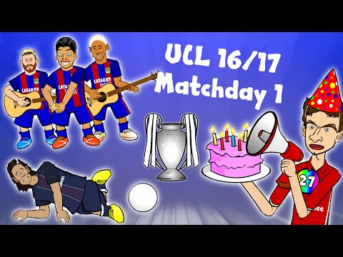 7-0! 5-0! DAY 1! Champions League 16/17 Highlights! (Barcelona vs Celtic, PSG vs Arsenal 1-1)