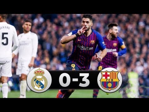 Real Madrid vs Barcelona 0-3 All Goals & Highlights 2019 HD