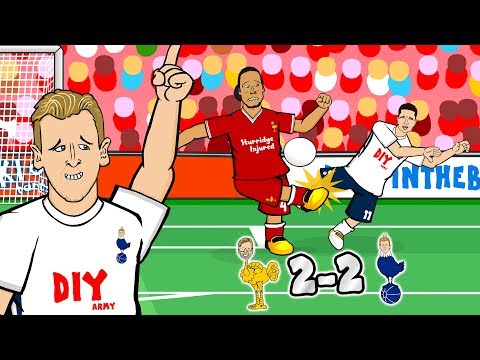 ?CONTROVERSY! LIVERPOOL 2-2 SPURS!?(Parody Goals Highlights Penalty Jon Moss Linesman Salah Kane)