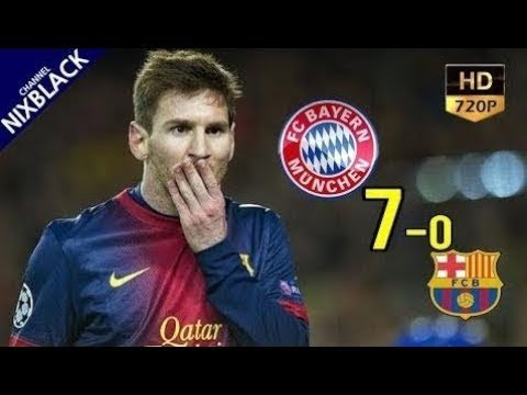 Bayern Munich 7-0 Barcelona 2013 UCL Semi Final All Goals & Extended Highlight HD/720P