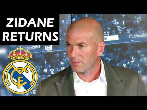 Zinedine Zidane Returns to Real Madrid as Manager