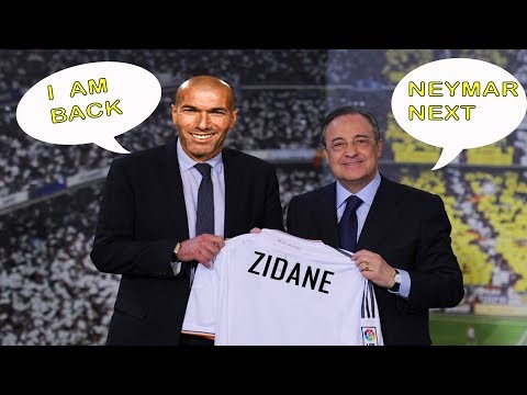 OMG! REAL MADRID POTENTIAL LINEUP WITH ZINEDINE ZIDANE FT. NEYMAR,HAZARD