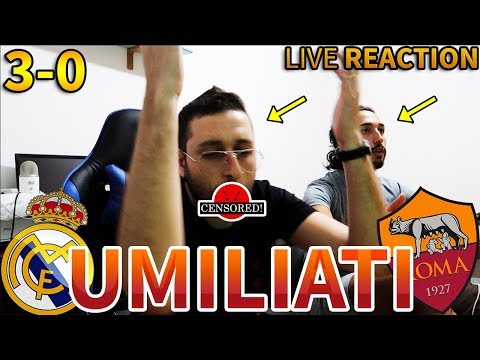 MA VAFFANC*LOOO!!!! Real Madrid-Roma 3-0 [LIVE REACTION]