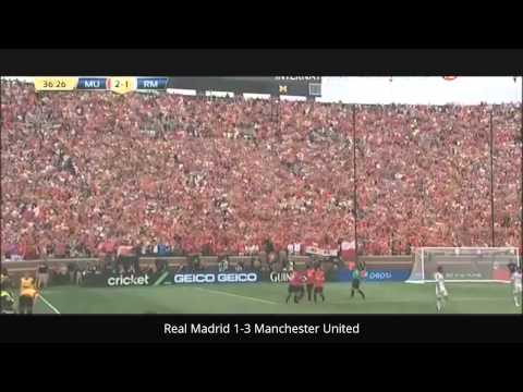 Real Madrid 1-3 Manchester United All Goals and Hightlight 2014