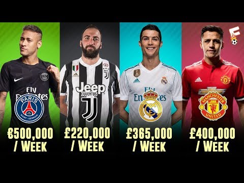 Highest Paid Football Players at Every Club Per Week In 2018 ⚽ Footchampion